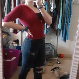 Cropped half sleeve jacket